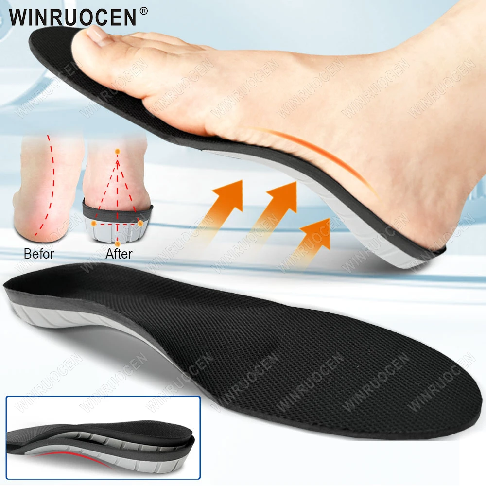 Orthopedic Sports Insoles Arch Support Flat Foot Plantar Fasciitis Relief Shock-Absorbing Air Cushion Sweat-Absorbing man women
Orthopedic Sports Insoles Arch Support Flat Foot Plantar Fasciitis Relief Shock-Absorbing Air Cushion Sweat-Absorbing man women