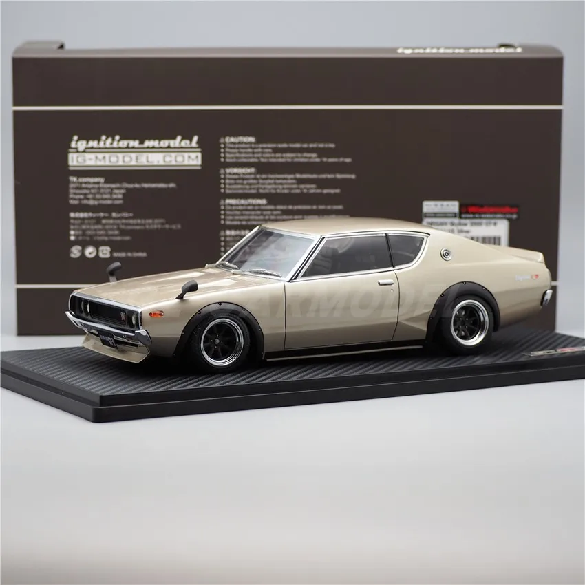 IG 1:18 Skyline 2000 GTR KPGC110 Silver JDM Simulation Limited Edition Resin Metal Static Car Model Toy Gift
IG 1:18 Skyline 2000 GTR KPGC110 Silver JDM Simulation Limited Edition Resin Metal Static Car Model Toy Gift