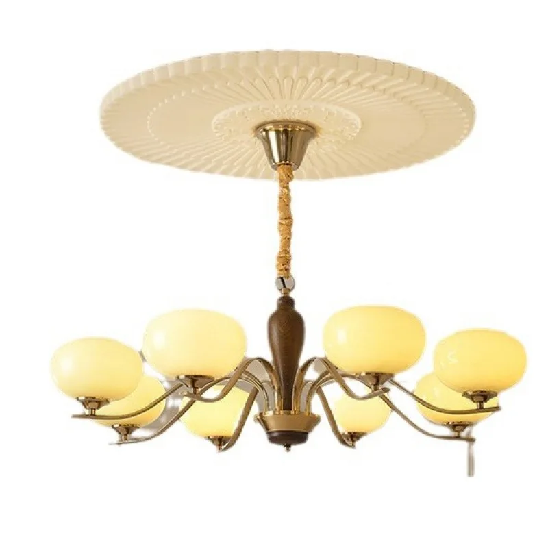Living room chandelier American retro living room French medieval style bedroom dining room new high-end chandelier 
Living room chandelier American retro living room French medieval style bedroom dining room new high-end chandelier
