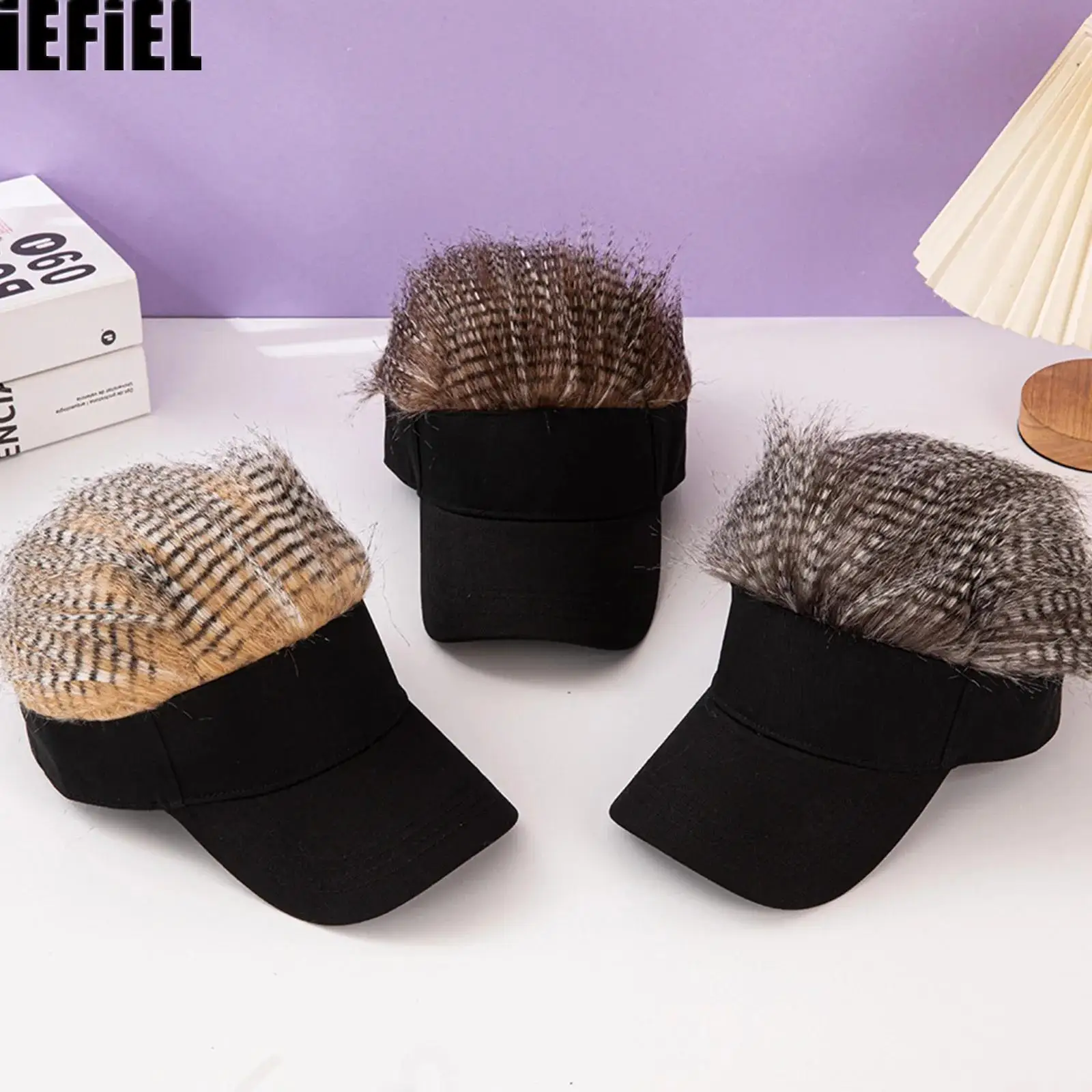 Men Novelty Baseball Wig Caps Baseball Cap Wig Cap with Fake Hairs Funny Personality Hat Sun Hats
Men Novelty Baseball Wig Caps Baseball Cap Wig Cap with Fake Hairs Funny Personality Hat Sun Hats