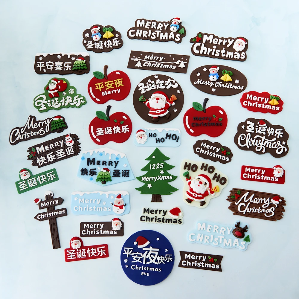 Christmas Eve Apple Silicone Molds Variety of Merry Christmas Chinese and English Baking Tools Chocolate Fondant Silicone Mold
Christmas Eve Apple Silicone Molds Variety of Merry Christmas Chinese and English Baking Tools Chocolate Fondant Silicone Mold