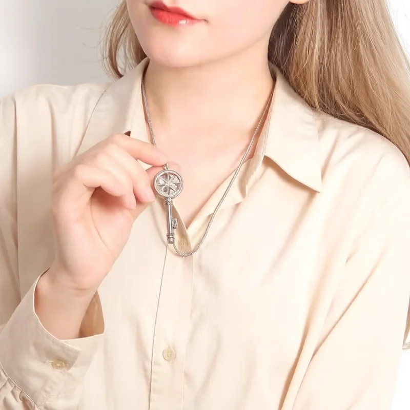925 Sterling Silver Key Pendant Necklace for Women Clavicle Box Chain Jewelry Wedding Female Charm Accessory
925 Sterling Silver Key Pendant Necklace for Women Clavicle Box Chain Jewelry Wedding Female Charm Accessory