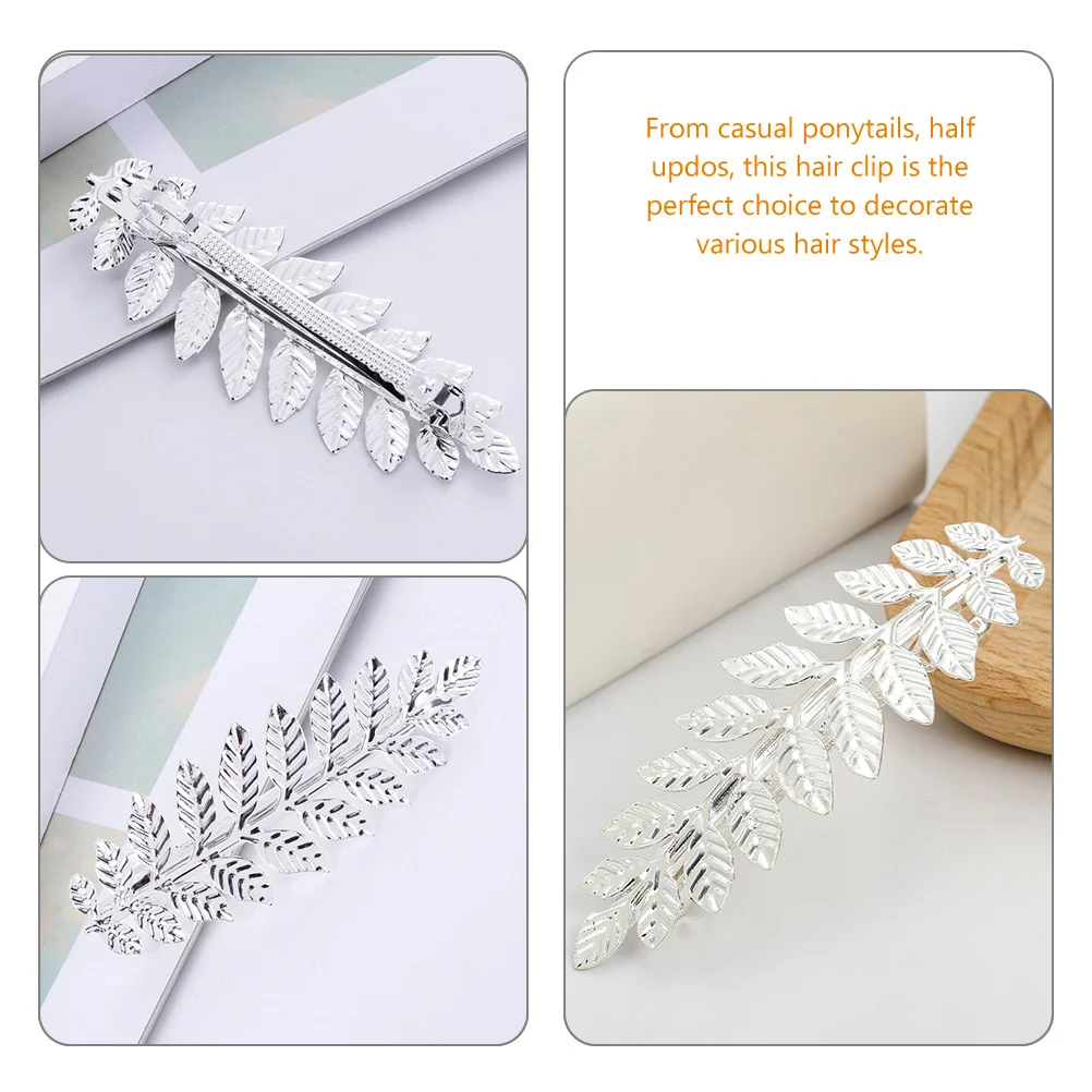 4Pcs Leaf Shape Hair Barrettes Decorative Metal Clips for Women's Thick Hair Styling Accessories Birthday Gifts
4Pcs Leaf Shape Hair Barrettes Decorative Metal Clips for Women's Thick Hair Styling Accessories Birthday Gifts