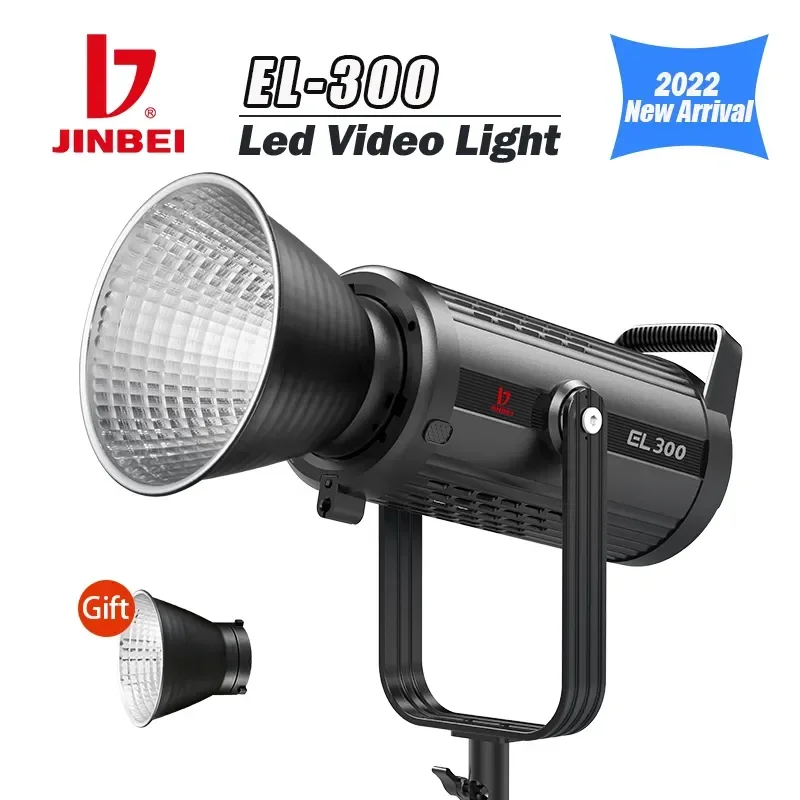 JINBEI EL-300W Led Video Light 5500K 97Ra Professional Photography Daylight Lighting Studio Storm Lamp For Portrait Live Tiktok
JINBEI EL-300W Led Video Light 5500K 97Ra Professional Photography Daylight Lighting Studio Storm Lamp For Portrait Live Tiktok