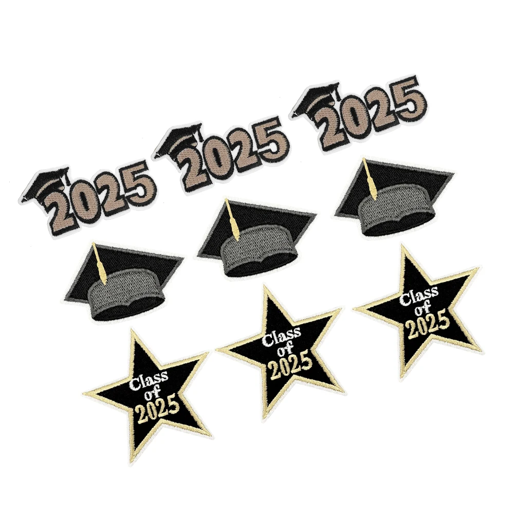 9 Pcs Embroidery Patches Fashionable Iron On Transfer Stickers Cloth Patch Clothes Bags Graduation Season Products Hats
9 Pcs Embroidery Patches Fashionable Iron On Transfer Stickers Cloth Patch Clothes Bags Graduation Season Products Hats