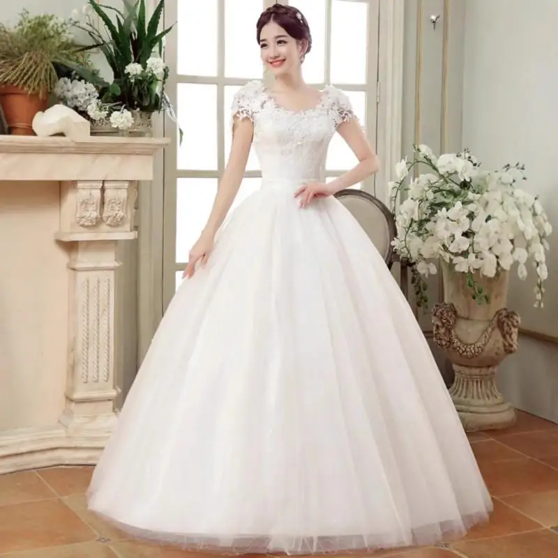 Bride's One Shoulder Knot Wedding Banquet Dress Slimming And Slimming Shoulder Straightening Lace Flower Puff Skirt Customized
Bride's One Shoulder Knot Wedding Banquet Dress Slimming And Slimming Shoulder Straightening Lace Flower Puff Skirt Customized