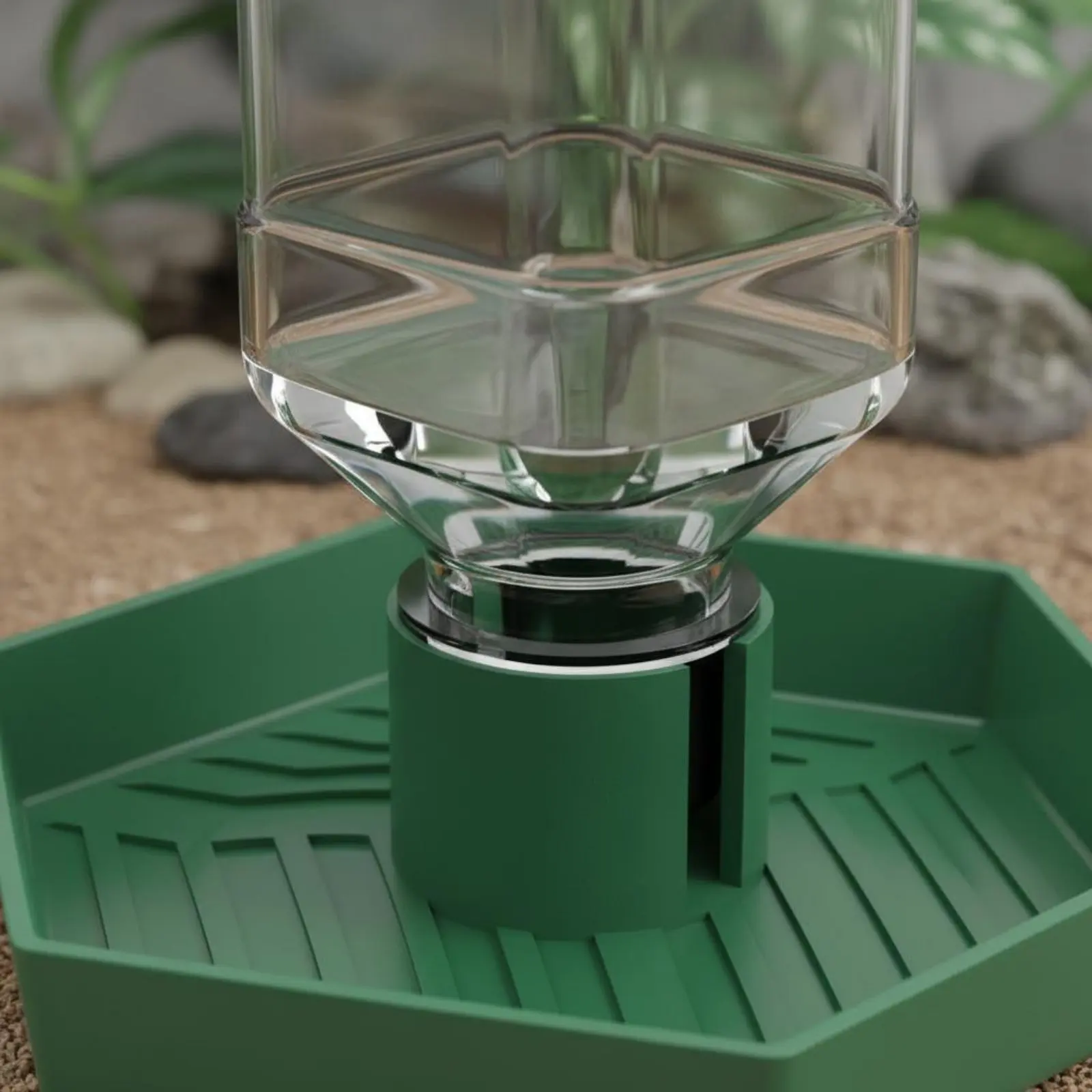 Automatic Animal Water Dispenser Stable Hexagonal Base Terrarium Accessory Pet Waterer Large Capacity for Vivarium
Automatic Animal Water Dispenser Stable Hexagonal Base Terrarium Accessory Pet Waterer Large Capacity for Vivarium