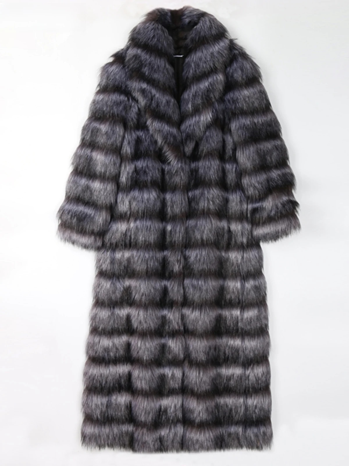 Nerazzurri Long Sleeve Fur Coat Women's Winter Outerwear Artificial Leather Standard Fit Collar Commute Style
Nerazzurri Long Sleeve Fur Coat Women's Winter Outerwear Artificial Leather Standard Fit Collar Commute Style