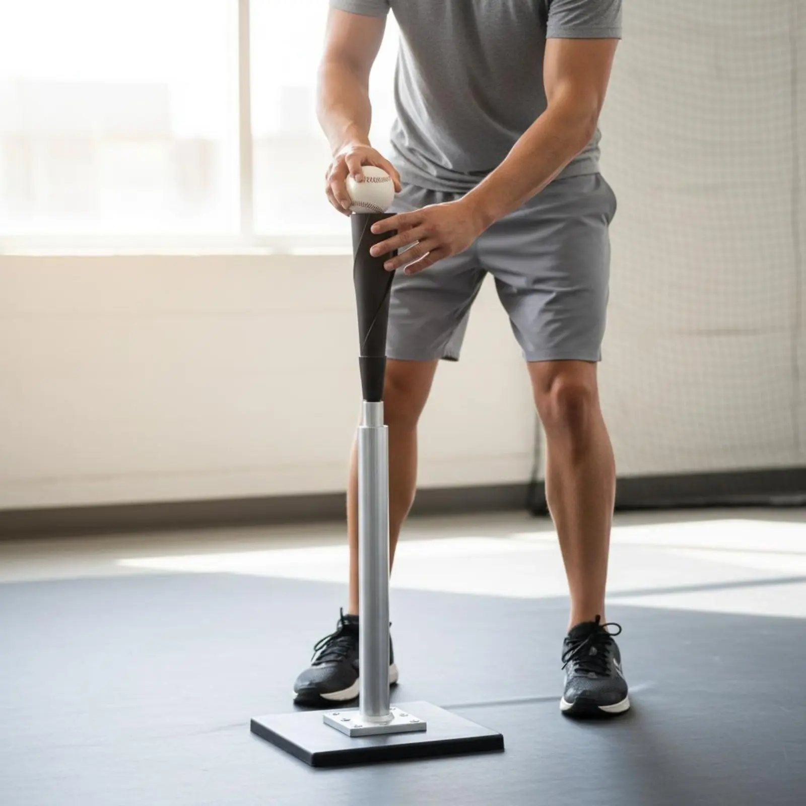 Baseball and Softball Tee Portable Batting Practice Stand Sports Training Gear Steel Construction
Baseball and Softball Tee Portable Batting Practice Stand Sports Training Gear Steel Construction
