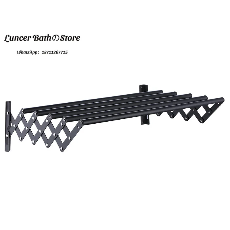 Foldable and retractable bath towel rack, bathroom stainless steel storage rack, bathroom toilet balcony clothes drying rack
Foldable and retractable bath towel rack, bathroom stainless steel storage rack, bathroom toilet balcony clothes drying rack