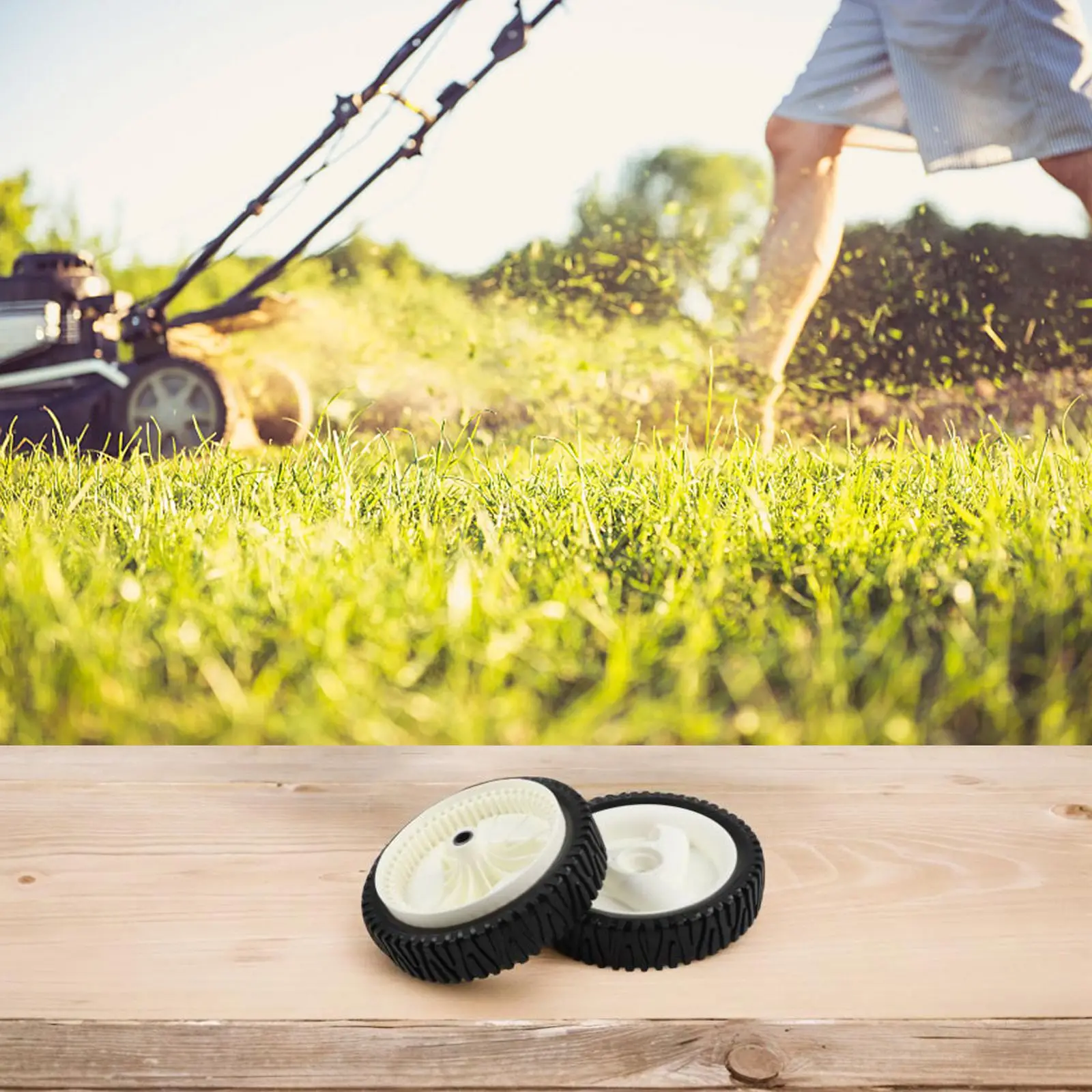 8 Front Drive For Lawn Mower Wheels for a Seamless Replacement Compatible with Models 194231X427 and 532403111 
8 Front Drive For Lawn Mower Wheels for a Seamless Replacement Compatible with Models 194231X427 and 532403111