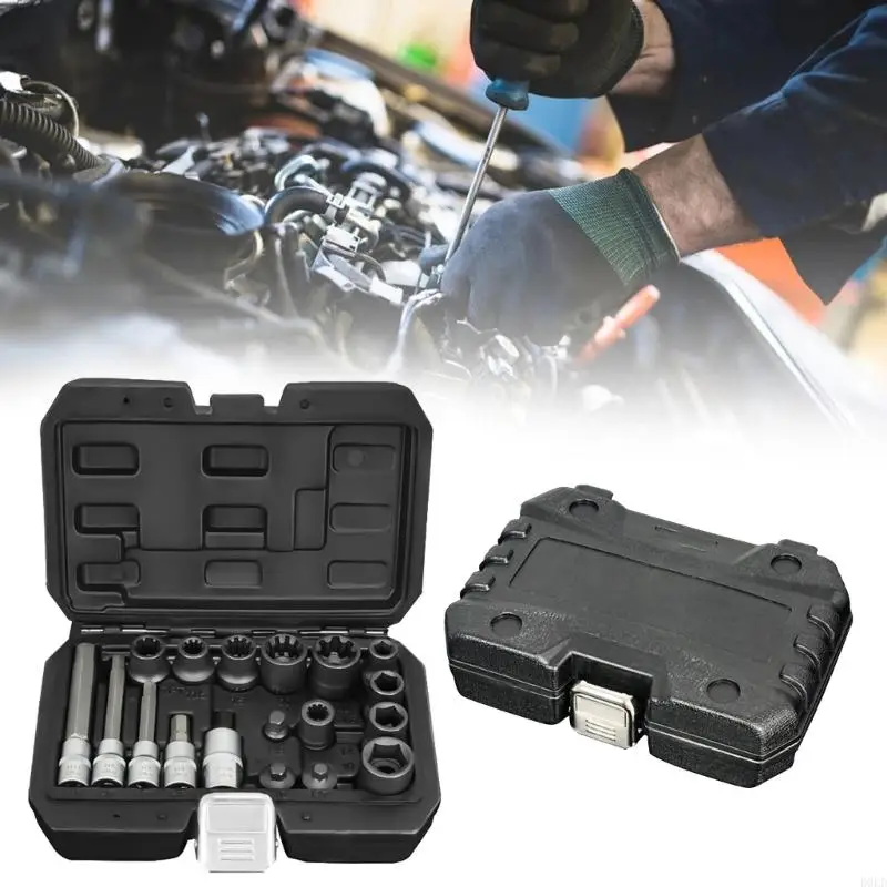 18Pcs Sub Pumps Screw Removal Set Multifunctional Brake Caliper Screw Removal Tool Set for Professional Mechanics D0LD
18Pcs Sub Pumps Screw Removal Set Multifunctional Brake Caliper Screw Removal Tool Set for Professional Mechanics D0LD