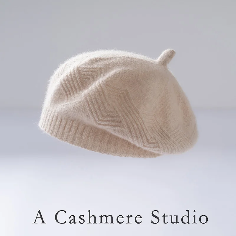 High quality cashmere beret women's knitted wool hat fashion solid color windproof hat winter warm hat Korean bucket hat
High quality cashmere beret women's knitted wool hat fashion solid color windproof hat winter warm hat Korean bucket hat
