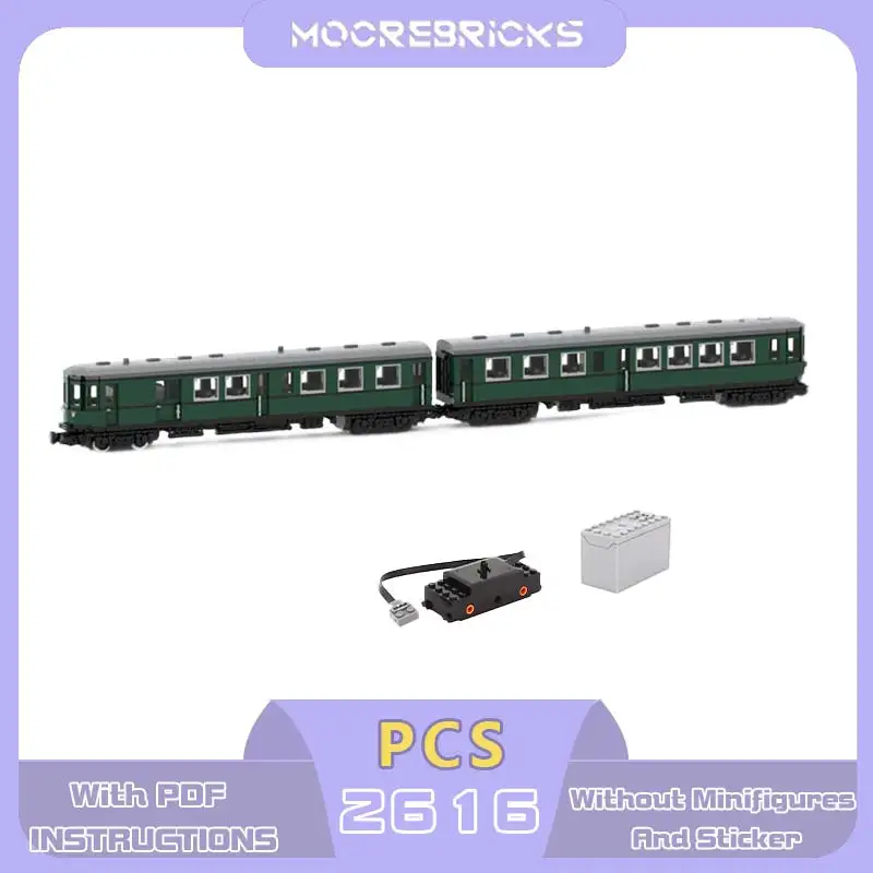 MOC Classic Vintage Train VT 137 Building Blocks Technical Modern Heavy Diesel Locomotive Railcar Vehicle Bricks Toys for Men
MOC Classic Vintage Train VT 137 Building Blocks Technical Modern Heavy Diesel Locomotive Railcar Vehicle Bricks Toys for Men