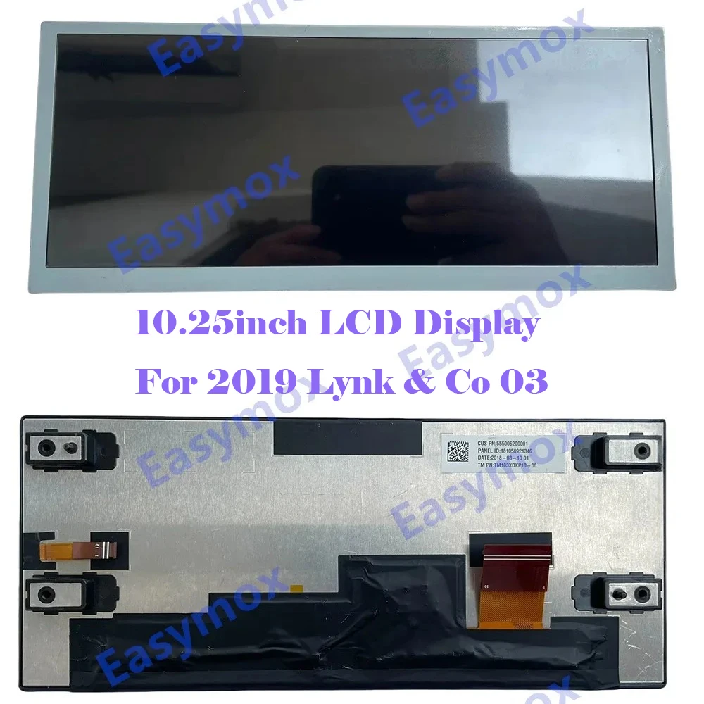 10.25inch LCD Display Screen For 2019 Lynk&Co 03 Instrument Cluster Dashboard Panel Replacement TM103X0XP10-00
10.25inch LCD Display Screen For 2019 Lynk&Co 03 Instrument Cluster Dashboard Panel Replacement TM103X0XP10-00