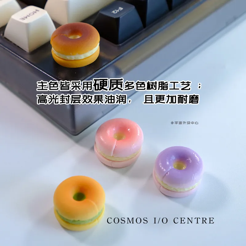 Коллекционная ручная работа: резиновая ручка-регулятор громкости Cosmos I/O Centre в форме багеля с кремовой начинкой – антистресс-подарок для любителей клавиатур
Коллекционная ручная работа: резиновая ручка-регулятор громкости Cosmos I/O Centre в форме багеля с кремовой начинкой – антистресс-подарок для любителей клавиатур