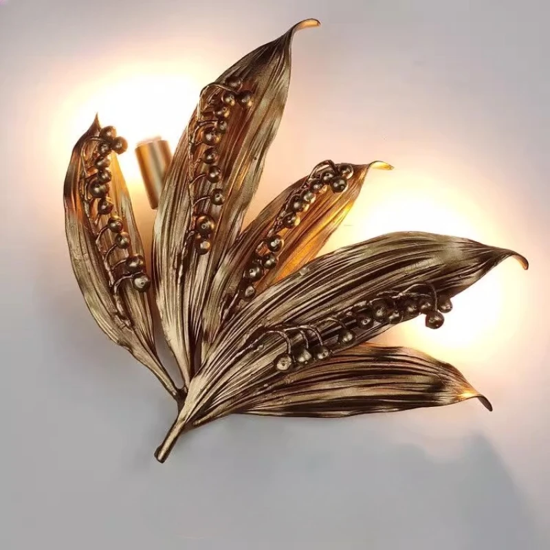 Постмодернистские роскошные медные настенные светильники Art Ear of Wheat, настенный бра, светильник для гостиной, спальни, виллы, украшения коридора, светильники
Постмодернистские роскошные медные настенные светильники Art Ear of Wheat, настенный бра, светильник для гостиной, спальни, виллы, украшения коридора, светильники