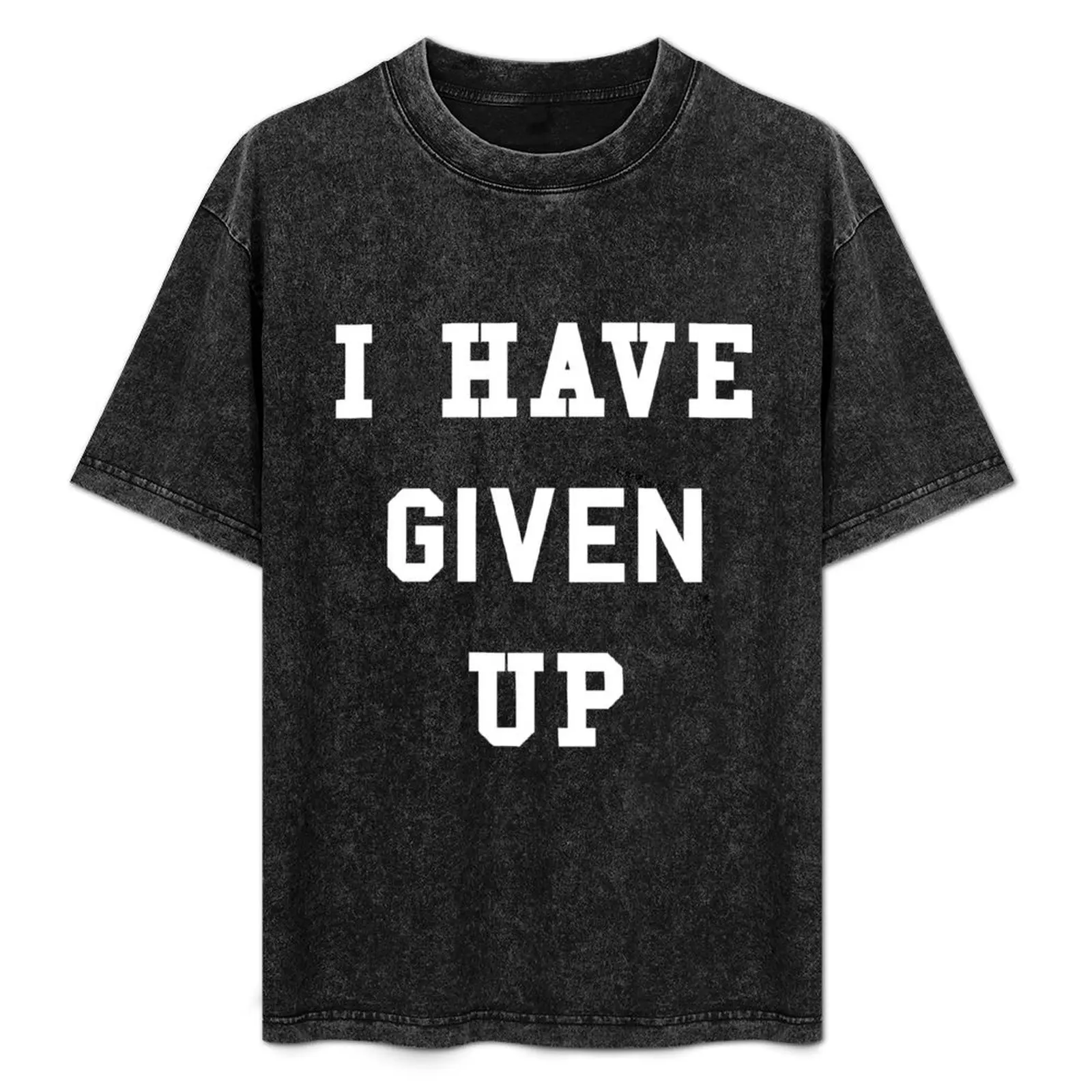 I Have Given Up T-Shirt Breathable Mesh Panel T-Shirt
I Have Given Up T-Shirt Breathable Mesh Panel T-Shirt