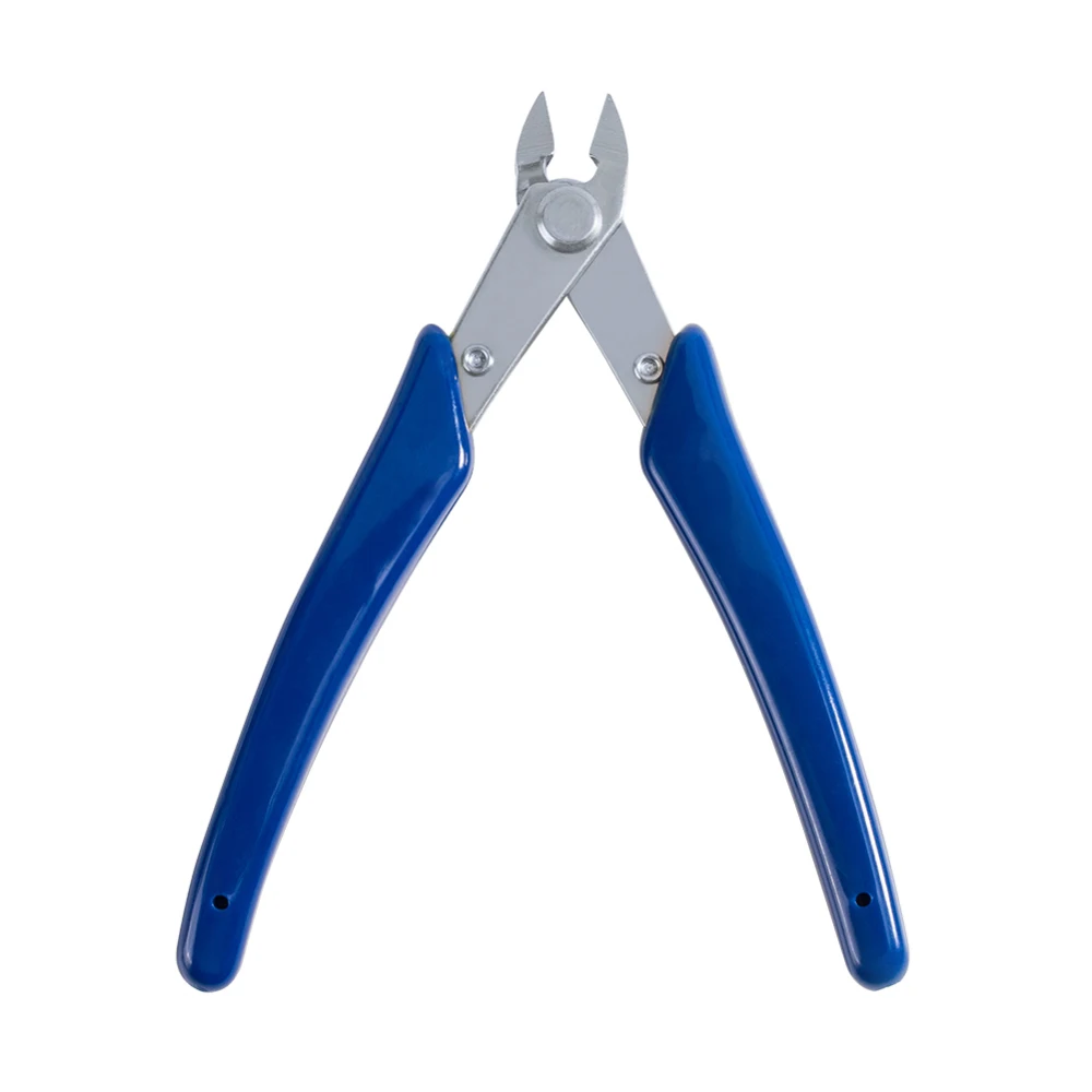 Stainless Steel Jewelry Pliers Flush Cutter Shear Blue 12.7x10.4x1.3cm
Stainless Steel Jewelry Pliers Flush Cutter Shear Blue 12.7x10.4x1.3cm