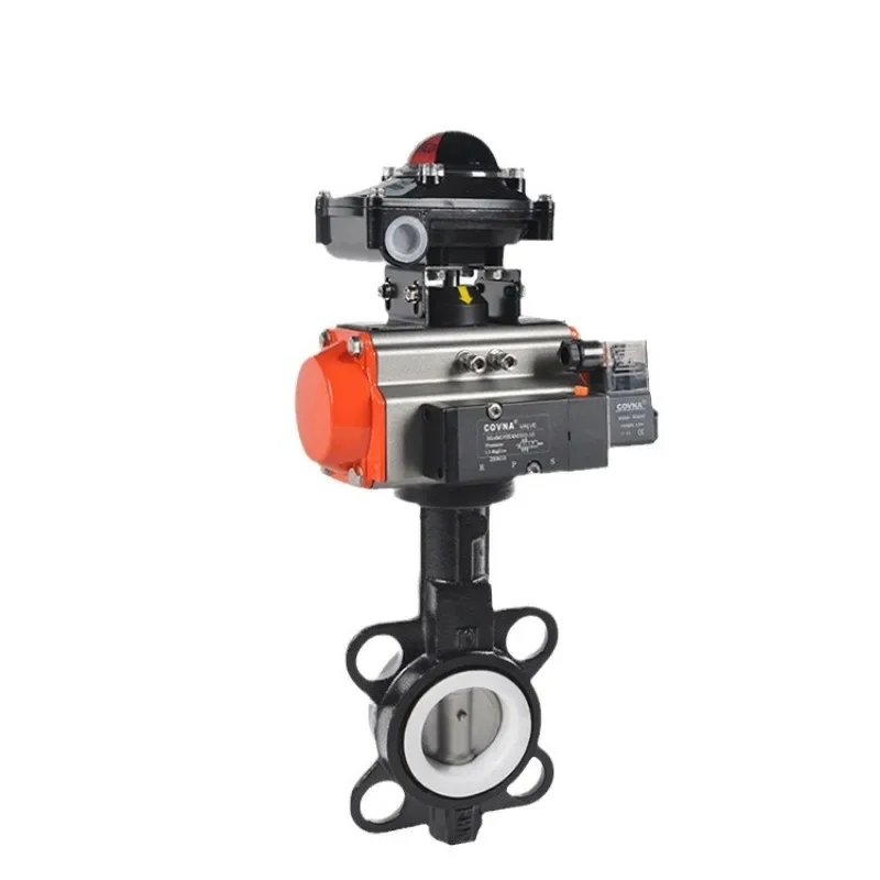 PTFE Pneumatic Butterfly Valve Stainless Steel Midline Butterfly Valve Cast Iron Pneumatic Wafer Butterfly Valve
PTFE Pneumatic Butterfly Valve Stainless Steel Midline Butterfly Valve Cast Iron Pneumatic Wafer Butterfly Valve