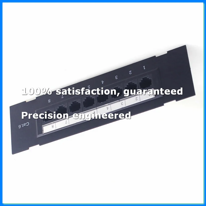 8 Port Patch Panel for Cat. 6 Versatile Data Center Plastic Wall Mount for Computer Home for Wiring Server Room Office-A23R
8 Port Patch Panel for Cat. 6 Versatile Data Center Plastic Wall Mount for Computer Home for Wiring Server Room Office-A23R