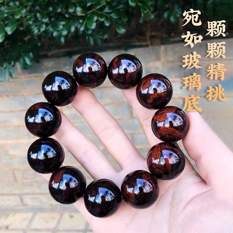 Hainan Huanghuali , Imperial Purple Old Wood Men's Style, 2.0mm Single Strand Buddhist Beads, Wooden Bracelet
Hainan Huanghuali , Imperial Purple Old Wood Men's Style, 2.0mm Single Strand Buddhist Beads, Wooden Bracelet