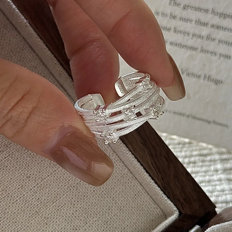 S925 Sterling Silver Niche Design Sense Retro Multi-layer Cross Ring Korean Style Simple Ring Wholesale
S925 Sterling Silver Niche Design Sense Retro Multi-layer Cross Ring Korean Style Simple Ring Wholesale