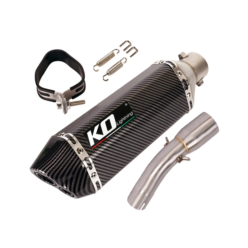 For SUZUKI SV650 2016-2023 Motorcycle Exhaust Muffler Mid Link Pipe Aluminum/Stainless Steel Slip On Without DB Killer Black
For SUZUKI SV650 2016-2023 Motorcycle Exhaust Muffler Mid Link Pipe Aluminum/Stainless Steel Slip On Without DB Killer Black