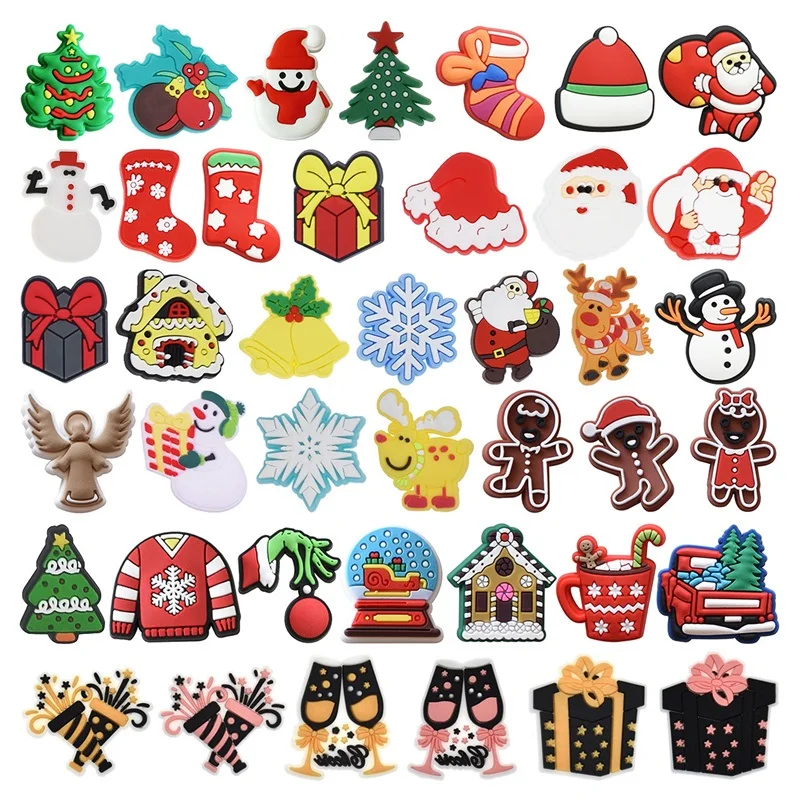 PVC Shoe Charms Christmas Shoe Accessories Kids Shoe Decoration gift Shoe Buckles Pins for Clog Sandals X-mas Gifts Buckle
PVC Shoe Charms Christmas Shoe Accessories Kids Shoe Decoration gift Shoe Buckles Pins for Clog Sandals X-mas Gifts Buckle