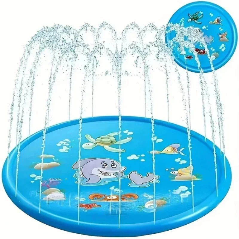 100cm Water Spray Pad Toy Ice Pad Lnflatable Children's PetsThick PVC Water Sprinkler Outdoor Play Lawn Summer Toy Sprinkler pad
100cm Water Spray Pad Toy Ice Pad Lnflatable Children's PetsThick PVC Water Sprinkler Outdoor Play Lawn Summer Toy Sprinkler pad