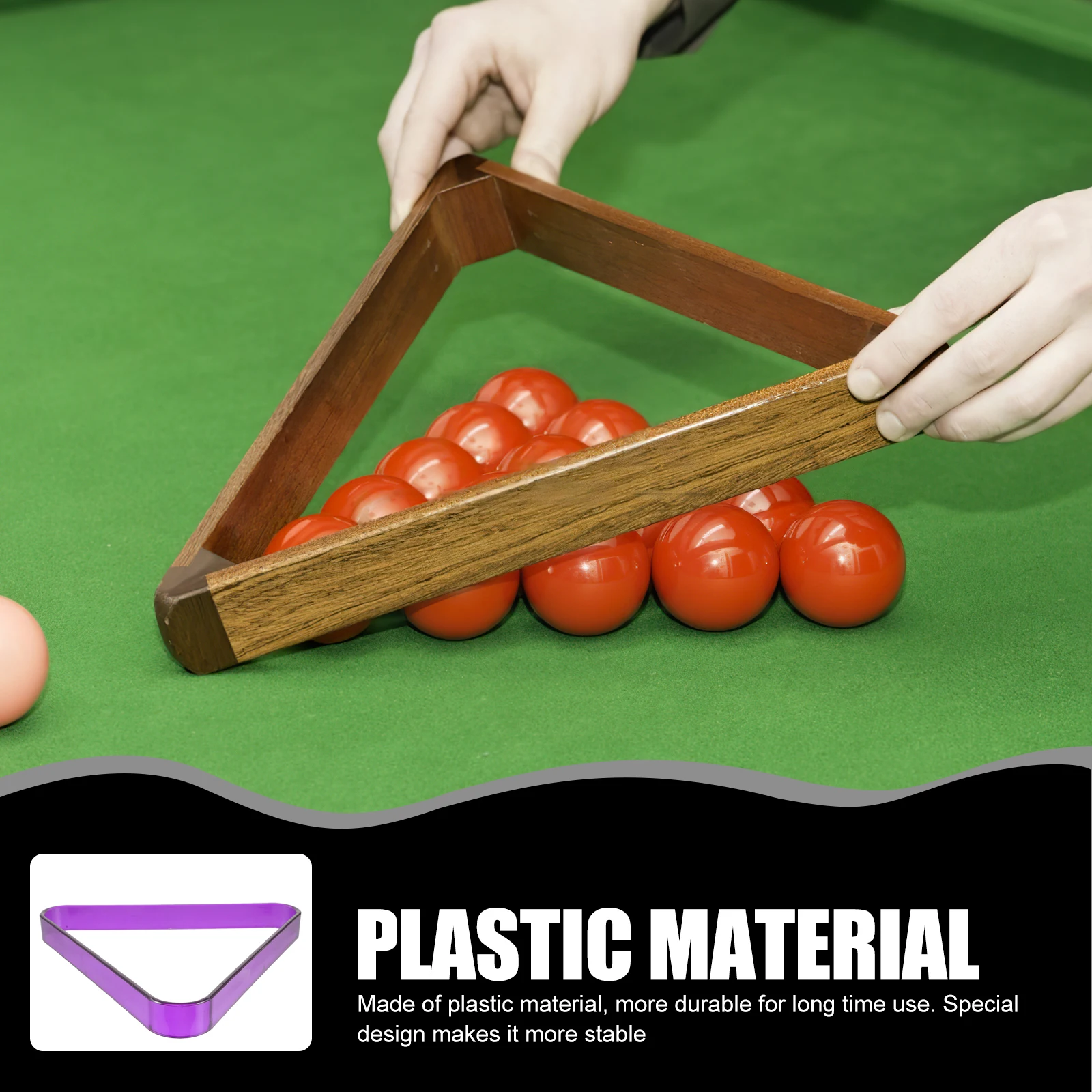 Plastic Pool Table Accessories Snooker Fixing Triangle Billiards Holder Mini Organizer Billiard Balls Holder Billiard Storage
Plastic Pool Table Accessories Snooker Fixing Triangle Billiards Holder Mini Organizer Billiard Balls Holder Billiard Storage