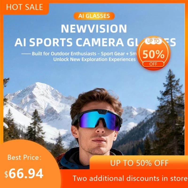 Echowear Smart Intelligent Outdoor Cycling Sports Glasses 800W Pixel AI Camera Video Translation Anti Shake First Perspective
Echowear Smart Intelligent Outdoor Cycling Sports Glasses 800W Pixel AI Camera Video Translation Anti Shake First Perspective