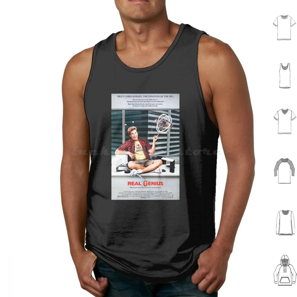 Real Genius ( 1985 ) Tank Tops Print Cotton Movie Vintage Retro Throwback Cinema Film Promotional Promo Restored Genius
Real Genius ( 1985 ) Tank Tops Print Cotton Movie Vintage Retro Throwback Cinema Film Promotional Promo Restored Genius