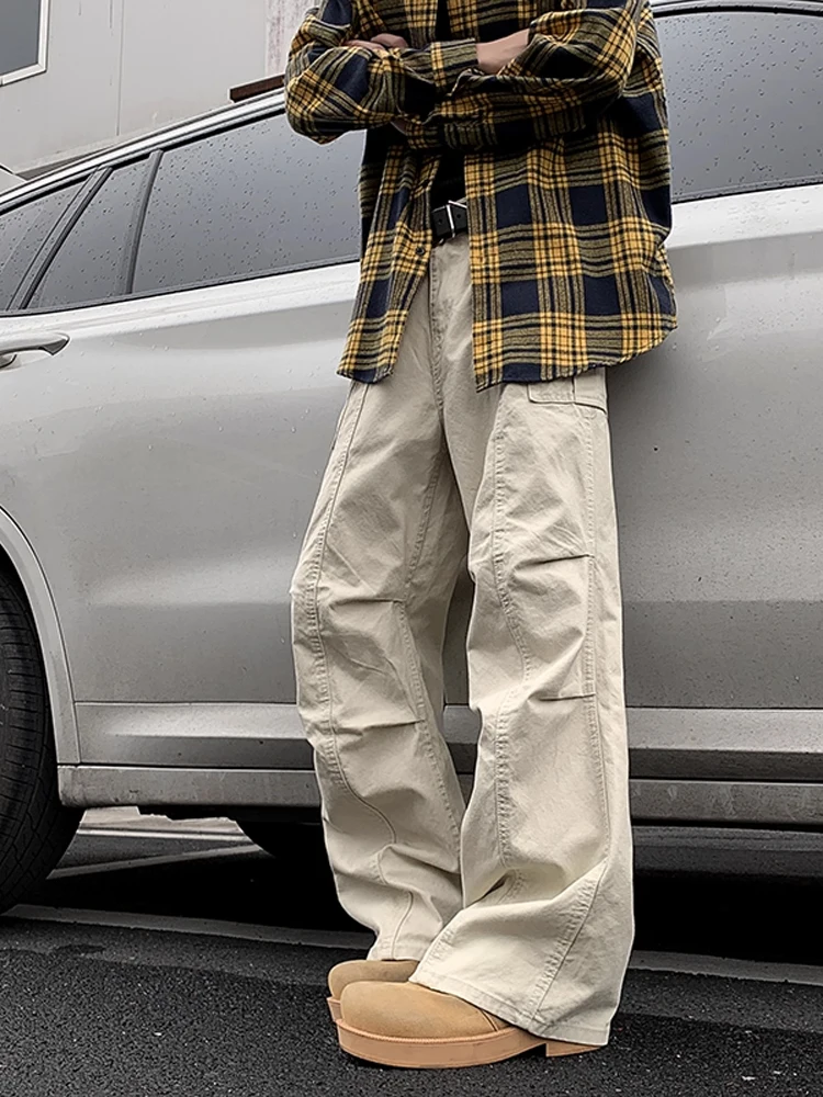 Мужские джинсы-клеш в американском стиле, повседневные, рабочие, осенние, модные, дизайнерские, плиссированные, свободного кроя, длинные брюки из денима
Мужские джинсы-клеш в американском стиле, повседневные, рабочие, осенние, модные, дизайнерские, плиссированные, свободного кроя, длинные брюки из денима