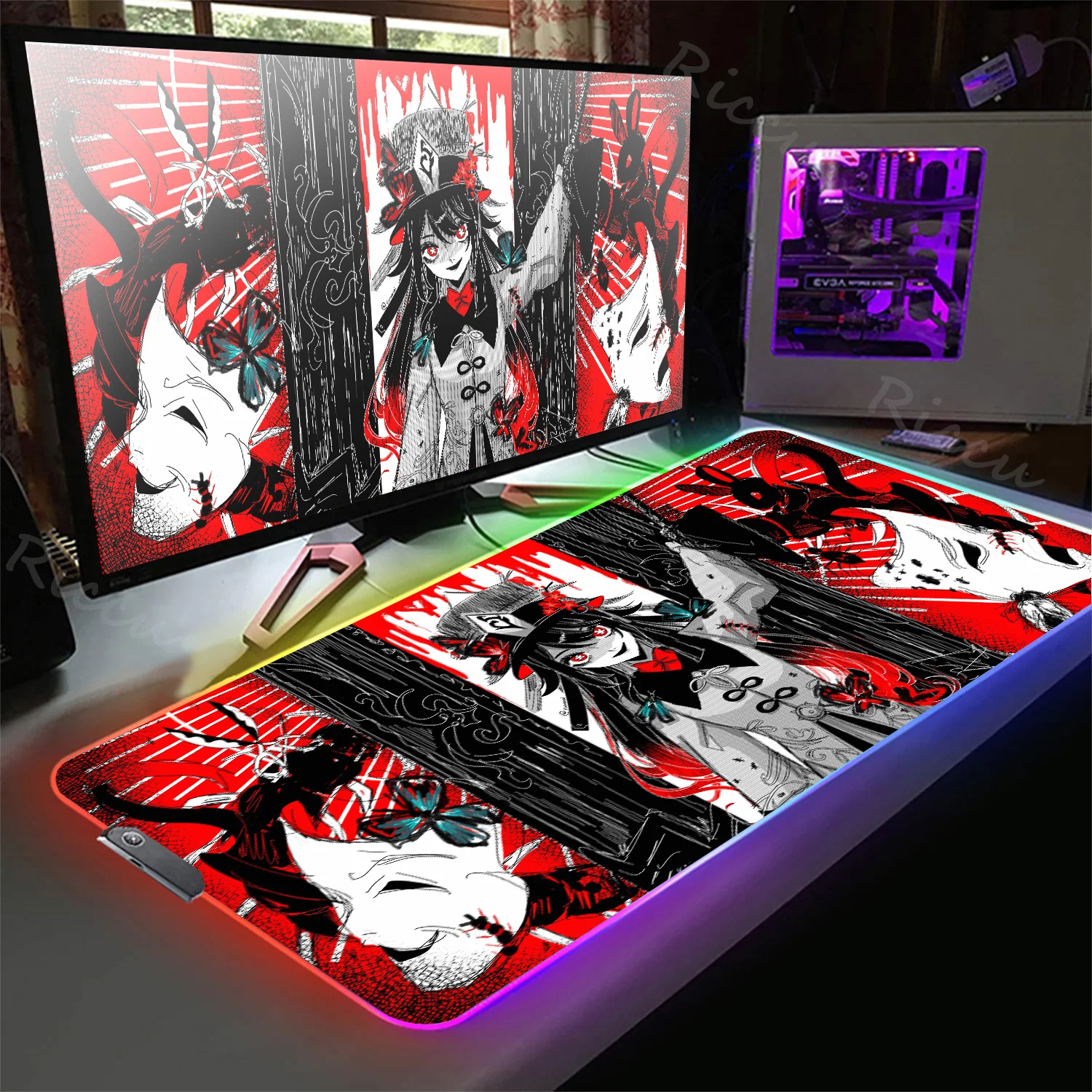 RGB Mouse Pad Genshin Impact Hu Tao Anime Mats Computer Accessories Desk Mat Game Mousepad Xxl Office Gaming Mouse Pads Deskmat
RGB Mouse Pad Genshin Impact Hu Tao Anime Mats Computer Accessories Desk Mat Game Mousepad Xxl Office Gaming Mouse Pads Deskmat