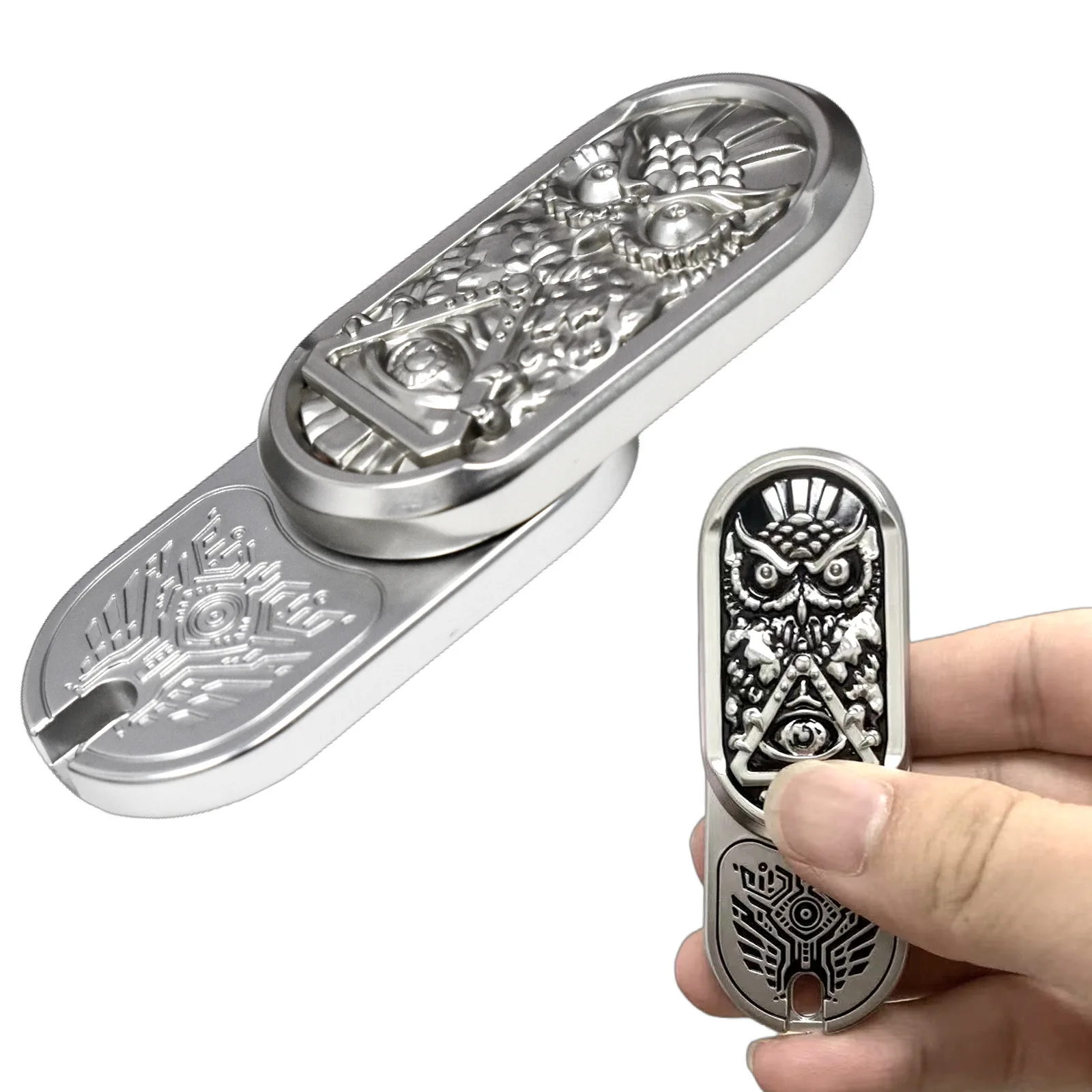Owl Magnetic Push Card Mechanical Slider Pushing Plate Coin Fidget EDC Metal Fidget Antistresse Stress Relief ADHD Toy Gift
Owl Magnetic Push Card Mechanical Slider Pushing Plate Coin Fidget EDC Metal Fidget Antistresse Stress Relief ADHD Toy Gift