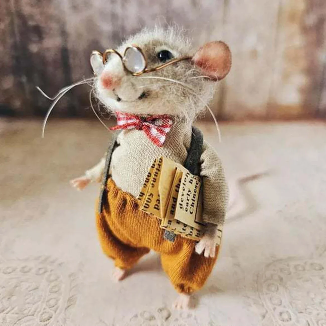 Cute Needle Felted Mouse Kit Cat Toys Plush Toys Soft Fiber Stuffed Animal Winter Christmas Needle Felted Mouses Pet Supplies
Cute Needle Felted Mouse Kit Cat Toys Plush Toys Soft Fiber Stuffed Animal Winter Christmas Needle Felted Mouses Pet Supplies