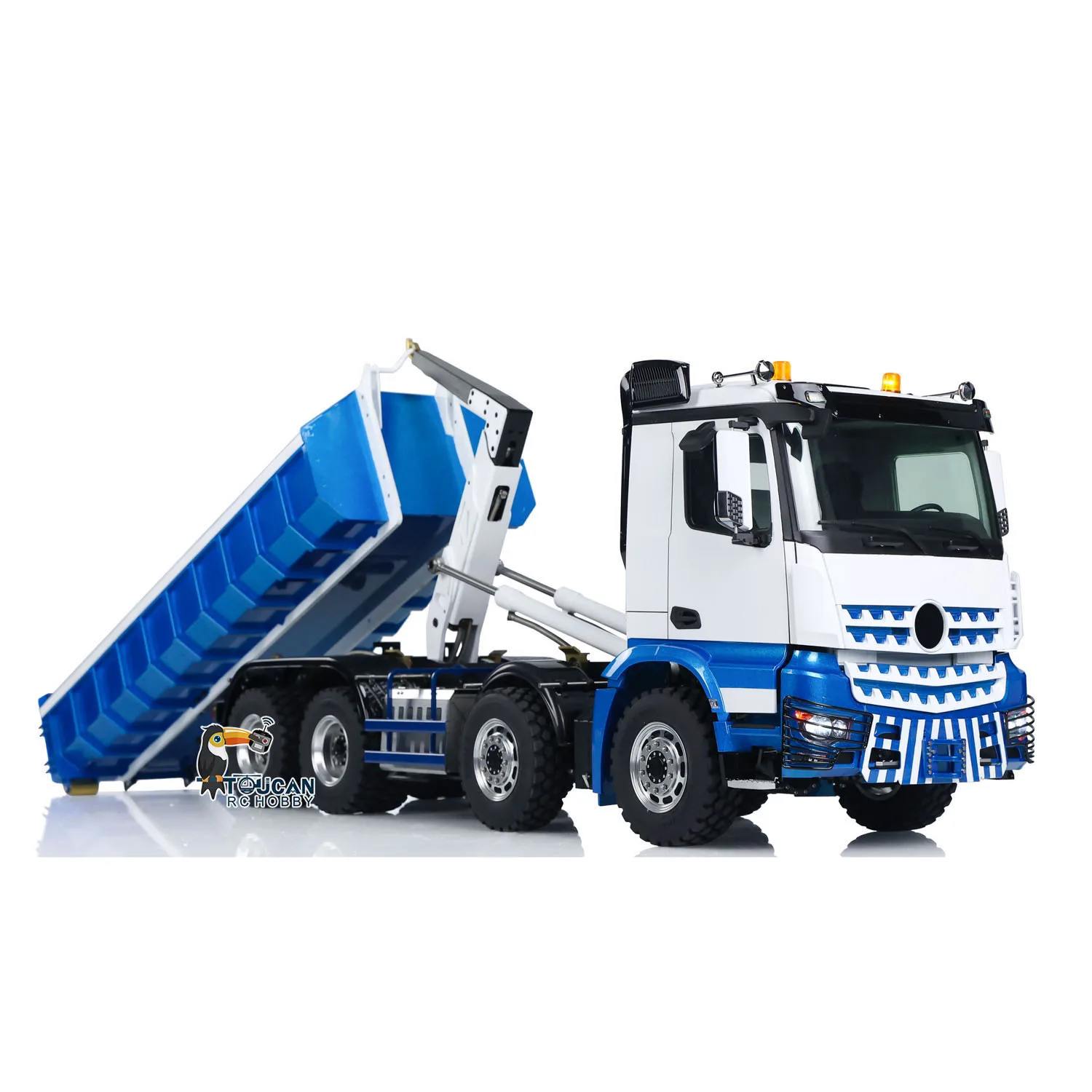 LESU 1/14 8x8 RC Hydraulic Dump Truck RTR Metal Chassis Remote Control Vehicle Roll Off Dumper Car Model with Hook Light Sound
LESU 1/14 8x8 RC Hydraulic Dump Truck RTR Metal Chassis Remote Control Vehicle Roll Off Dumper Car Model with Hook Light Sound