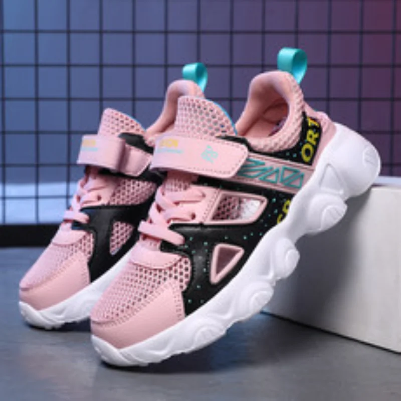 2025 Sport Kids Girl Shoes Breathable School Children Casual Shoes Soft Sole Black Pink Non-slip Children Running Sneaker
2025 Sport Kids Girl Shoes Breathable School Children Casual Shoes Soft Sole Black Pink Non-slip Children Running Sneaker