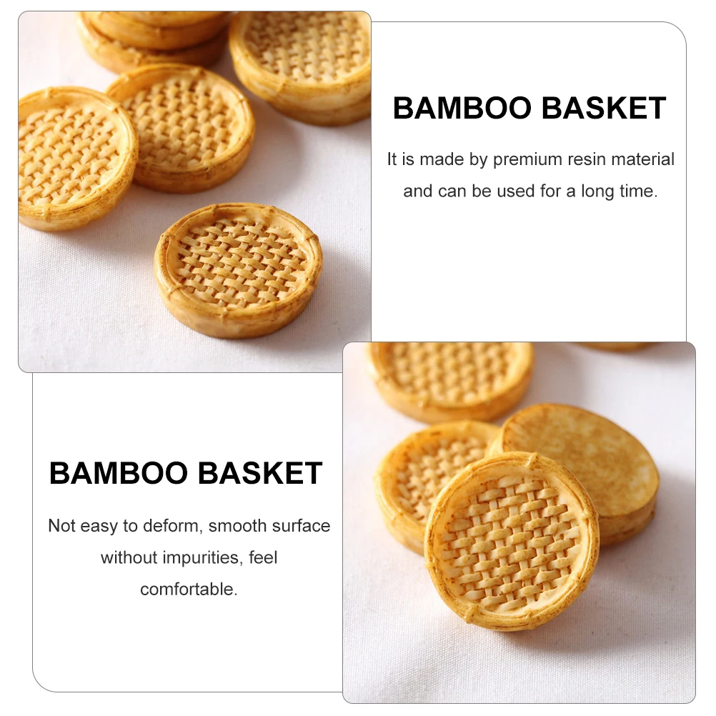 10 Pcs Mini Bamboo Crate Decoration Small House Tool Miniature Outdoor Tools Resin Accessories
10 Pcs Mini Bamboo Crate Decoration Small House Tool Miniature Outdoor Tools Resin Accessories