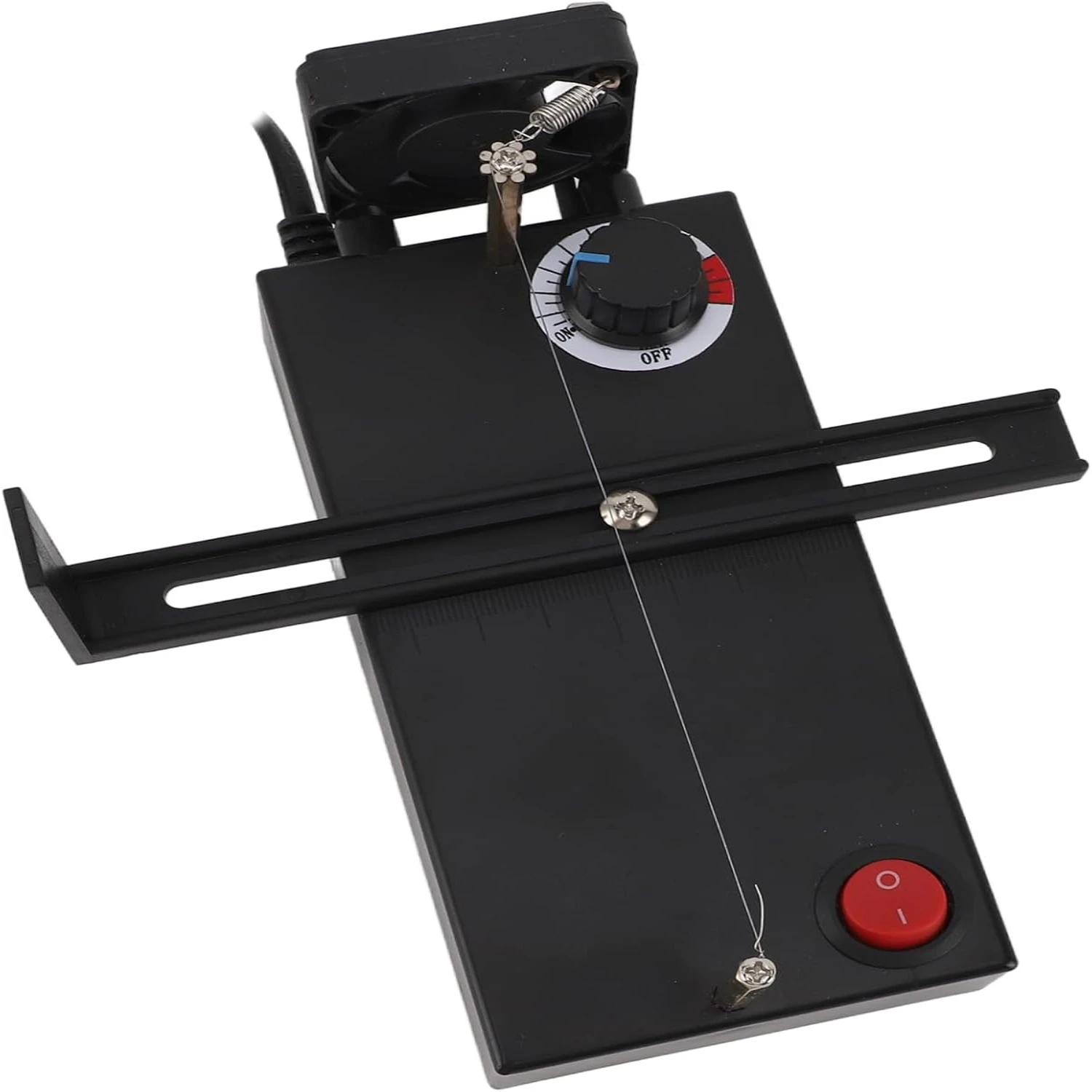 Efficient Thermal Rope Ribbon Cutter with Fan for DIY, Portable Manual Wire Rope Band Cutter Tool, Versatile Tape Cutting Machin
Efficient Thermal Rope Ribbon Cutter with Fan for DIY, Portable Manual Wire Rope Band Cutter Tool, Versatile Tape Cutting Machin