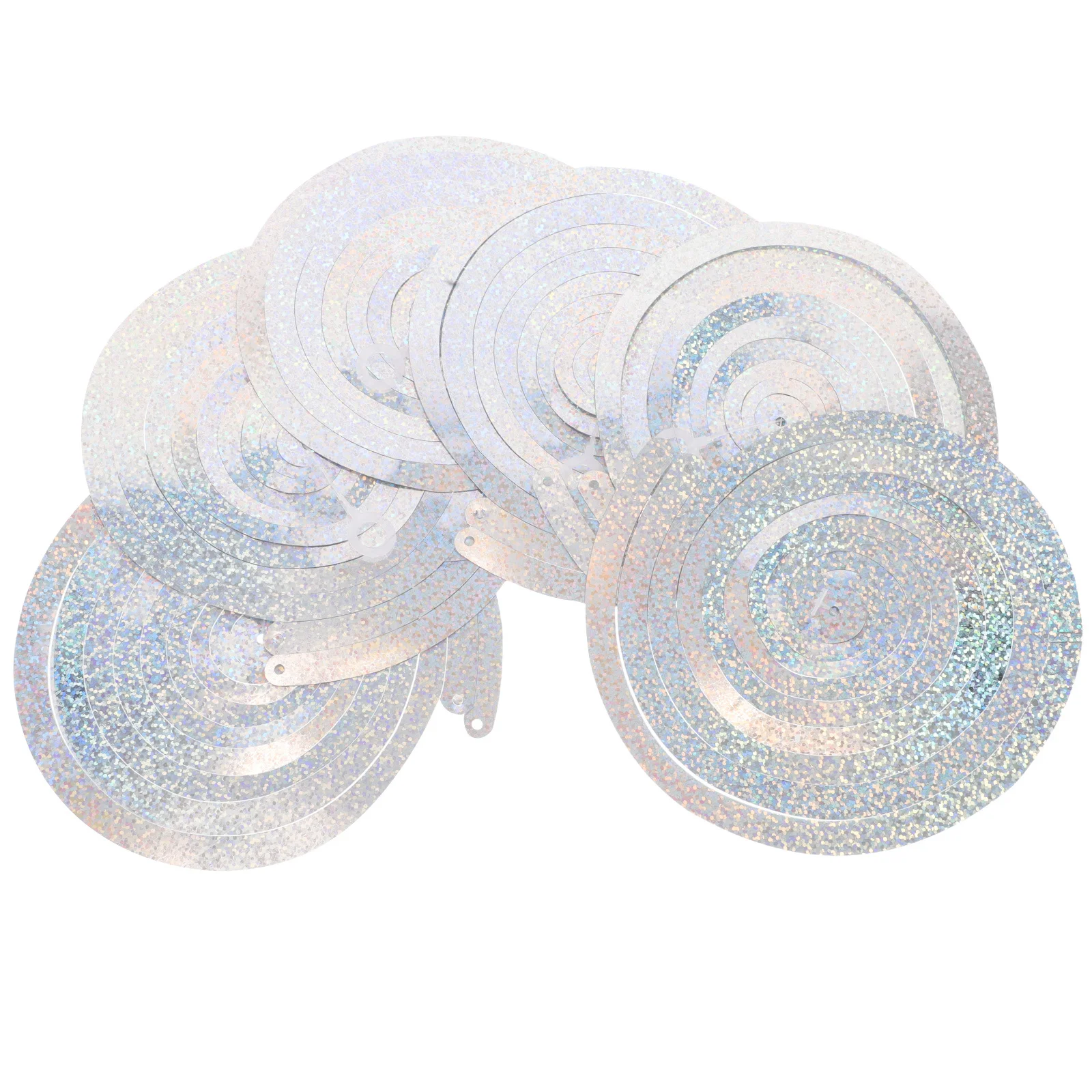 6Pcs Holographic Double Spiral Streamers Hanging Swirl Decor for Birthday Wedding Christmas Party Ceiling Decoration Festive
6Pcs Holographic Double Spiral Streamers Hanging Swirl Decor for Birthday Wedding Christmas Party Ceiling Decoration Festive
