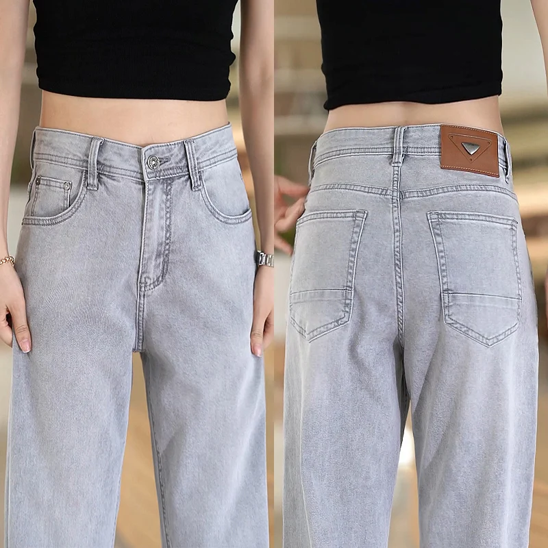 Мужские джинсы премиум-класса светло-голубого цвета, прямого кроя, удобные, свободные, повседневные, простой дизайн, модная мужская одежда
Мужские джинсы премиум-класса светло-голубого цвета, прямого кроя, удобные, свободные, повседневные, простой дизайн, модная мужская одежда