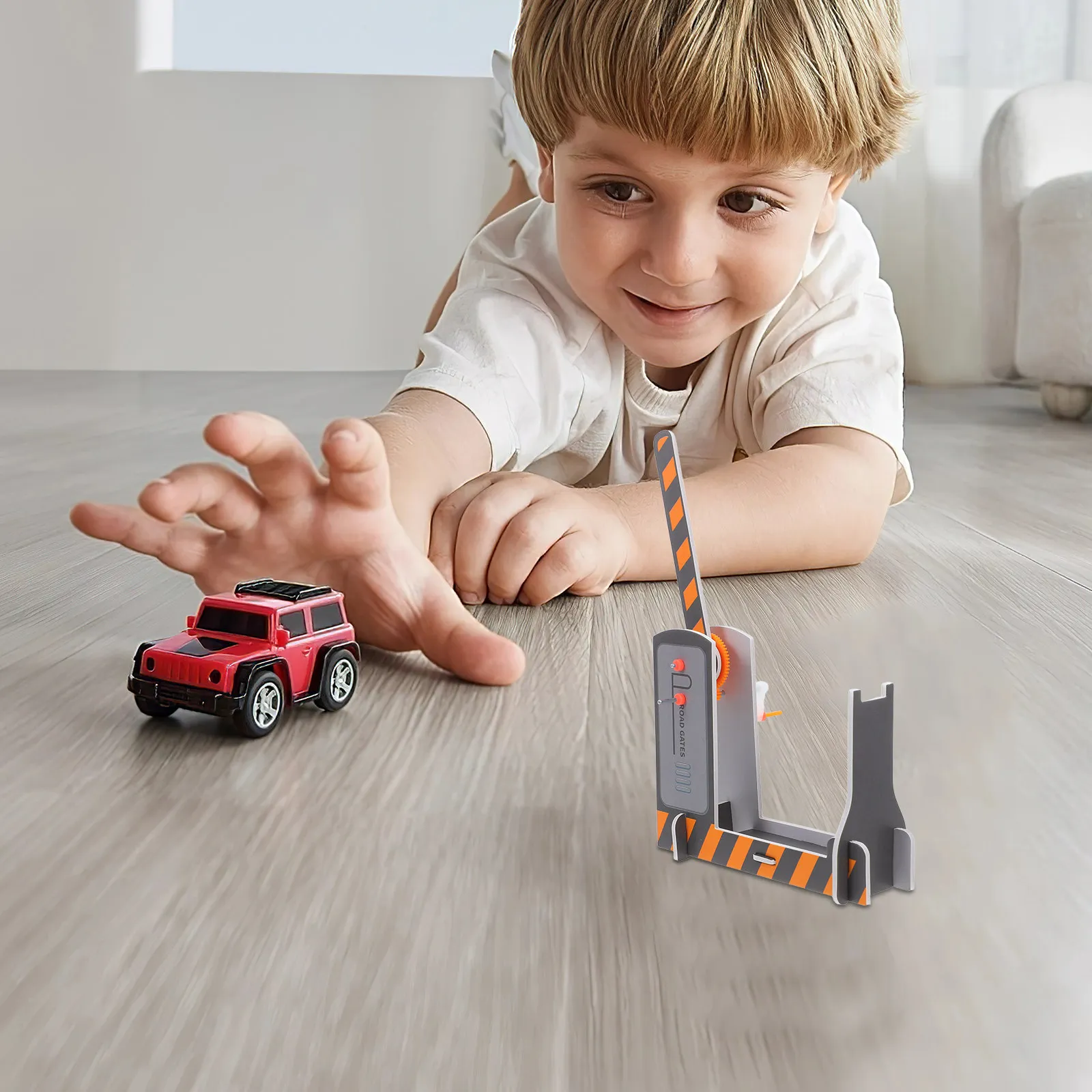 2Pcs Train Railway Crossing Signal Gate Construction Kit for Children Educational Engineering Playset Train Track
2Pcs Train Railway Crossing Signal Gate Construction Kit for Children Educational Engineering Playset Train Track