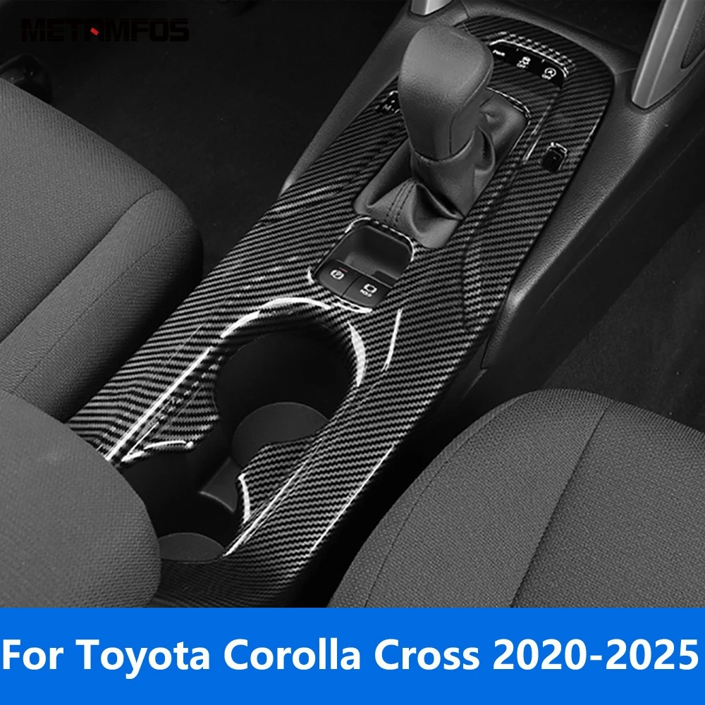 Крышка коробки переключения передач, накладка, держатель чашки для Toyota Corolla Cross 2020 2021 2022 2023 2024 2025, аксессуары для интерьера из углеродного волокна
Крышка коробки переключения передач, накладка, держатель чашки для Toyota Corolla Cross 2020 2021 2022 2023 2024 2025, аксессуары для интерьера из углеродного волокна