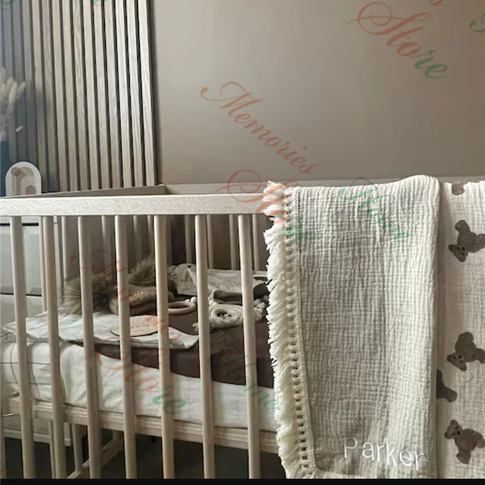 Personalised Embroidered Muslin Blanket Newborn Baby Gift Boys Girls First Birthday Party Gift Custom Name Swaddle Soft Blankets
Personalised Embroidered Muslin Blanket Newborn Baby Gift Boys Girls First Birthday Party Gift Custom Name Swaddle Soft Blankets
