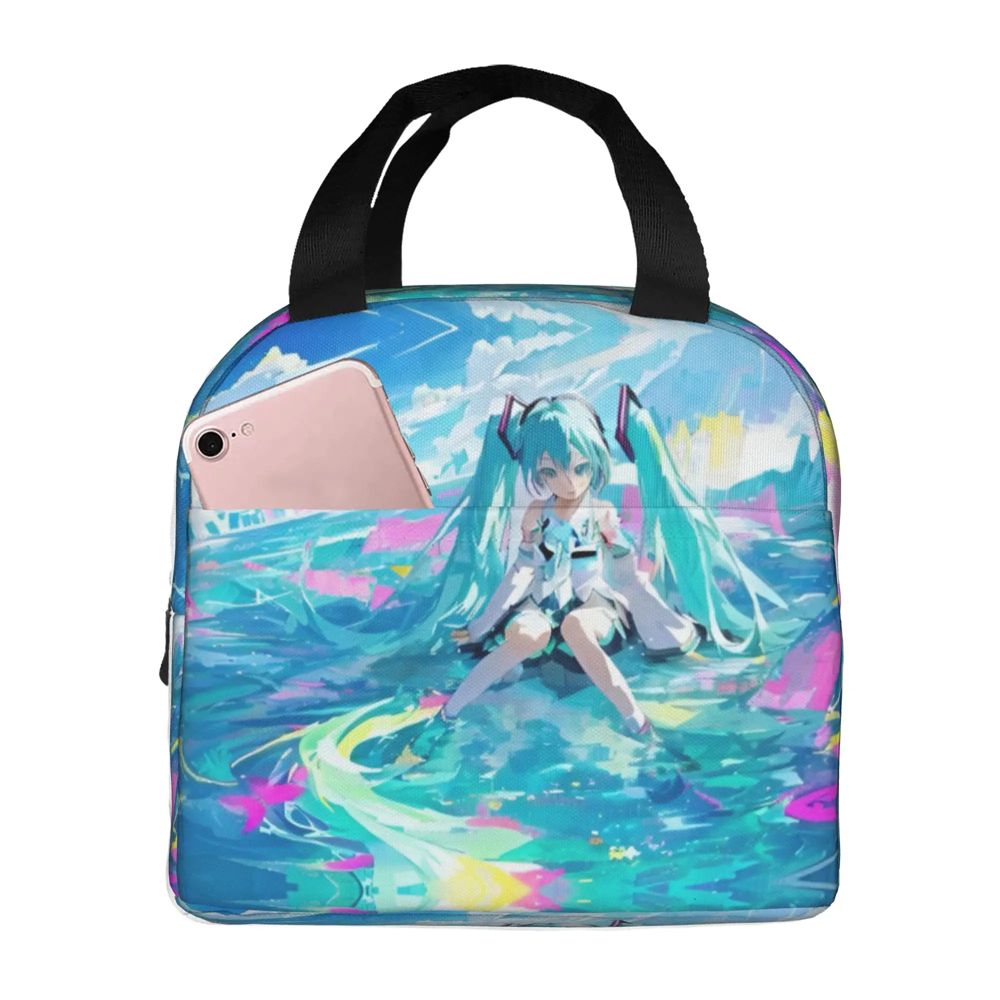 Custom Hatsunes Anime Mikus Insulated Lunch Bags for Outdoor Picnic Manga Portable Cooler Thermal Lunch Box Men Women
Custom Hatsunes Anime Mikus Insulated Lunch Bags for Outdoor Picnic Manga Portable Cooler Thermal Lunch Box Men Women