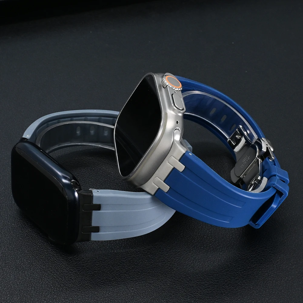 Rubber Strap for Apple Watch Series 10 46mm Ultra 49mm Men Sports Band for Series 10 9 8 7 6 5 4 SE 45mm 44mm 46mm Ultra 49mm
Rubber Strap for Apple Watch Series 10 46mm Ultra 49mm Men Sports Band for Series 10 9 8 7 6 5 4 SE 45mm 44mm 46mm Ultra 49mm