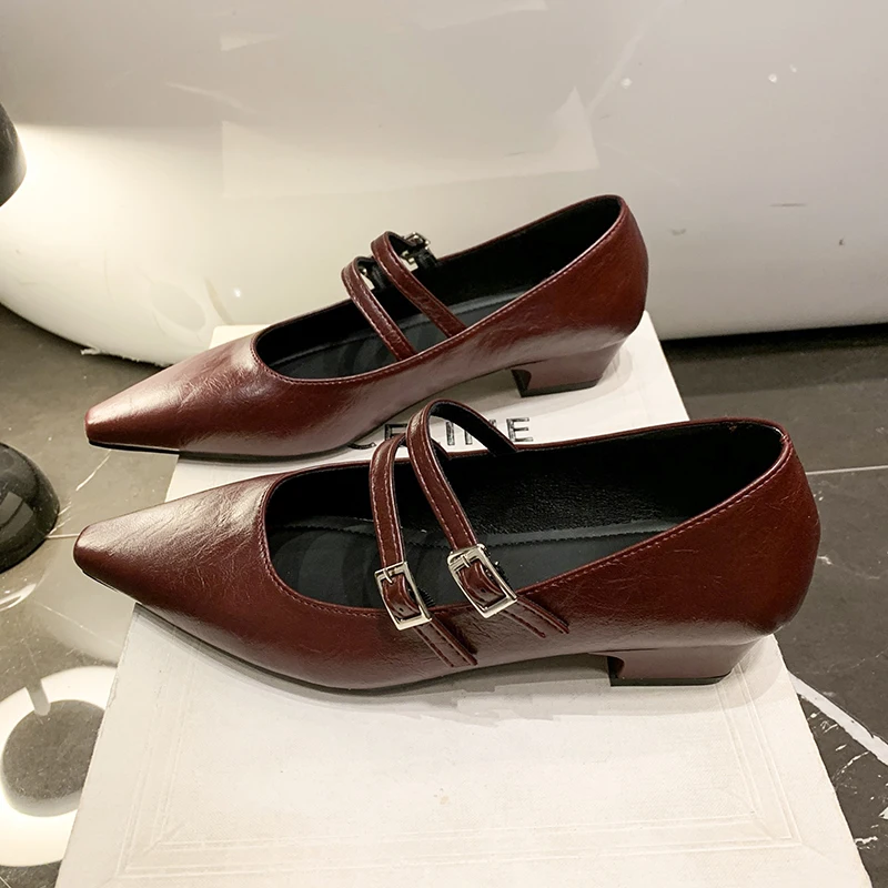 Silver Slip-On Mary Janes Women's Mid Heel Commuter Shoes French Vintage Style Spring New Ladies Arrival Comfortable Rubber Sole
Silver Slip-On Mary Janes Women's Mid Heel Commuter Shoes French Vintage Style Spring New Ladies Arrival Comfortable Rubber Sole