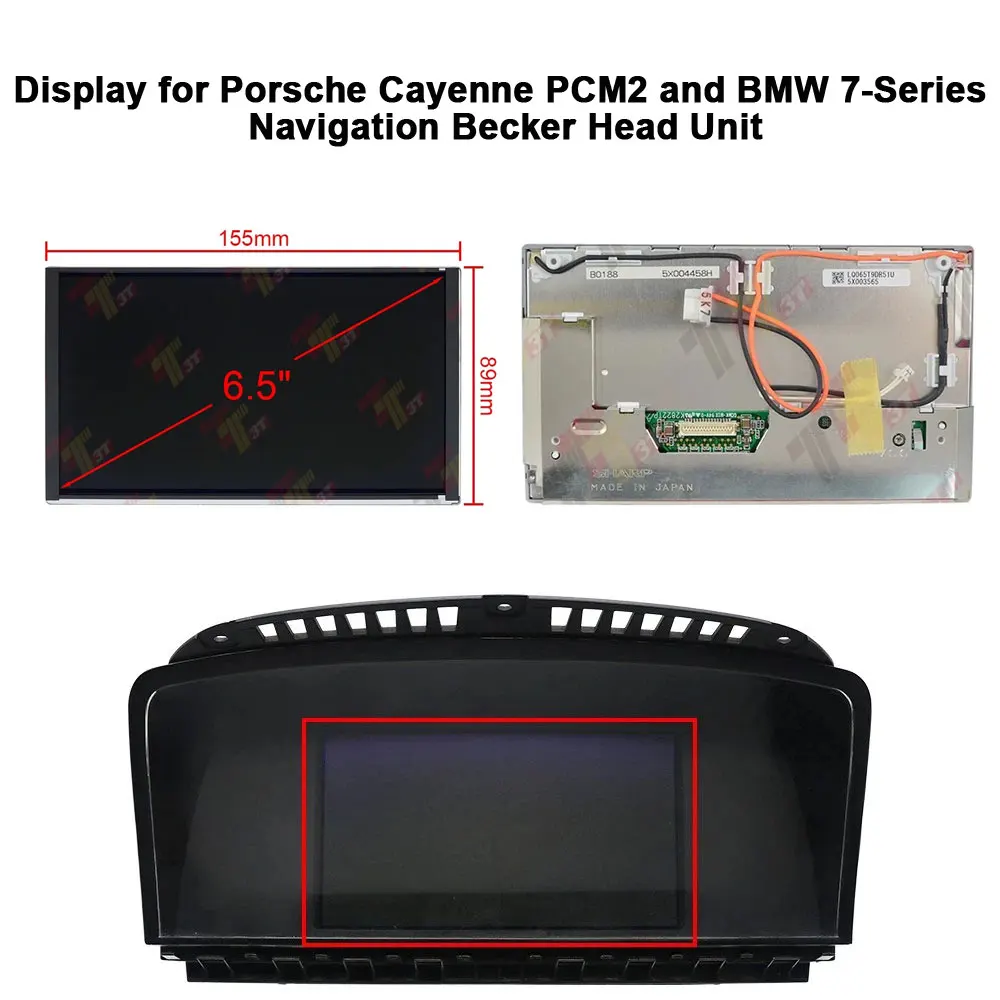 Дисплей навигационного блока головного блока для Porsche Cayenne PCM2 и BMW 7-Series
Дисплей навигационного блока головного блока для Porsche Cayenne PCM2 и BMW 7-Series